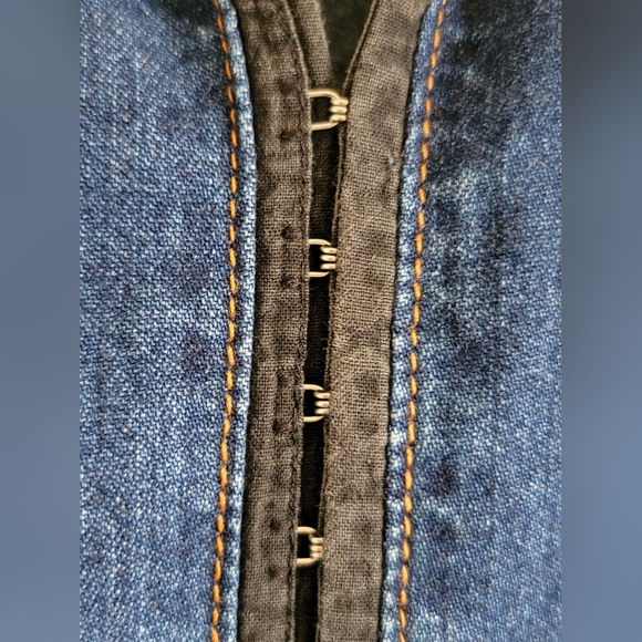 Womens Sz 6 Jeanology Vintage Western Denim Dress ZERO FLAWS 100% Cotton - Picture 15 of 16